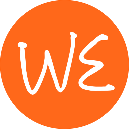 WE logo uploaded on www.wordsmithsenterprize.com website